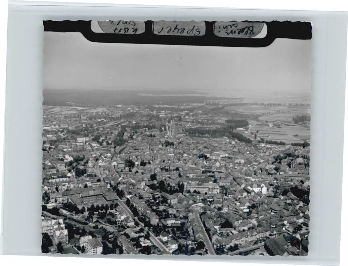 Speyer Rhein Speyer Fliegeraufnahme