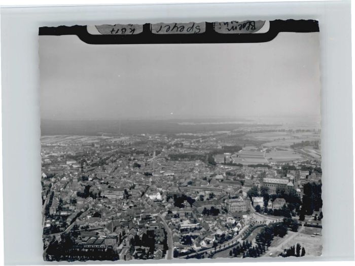 Speyer Rhein Speyer Fliegeraufnahme