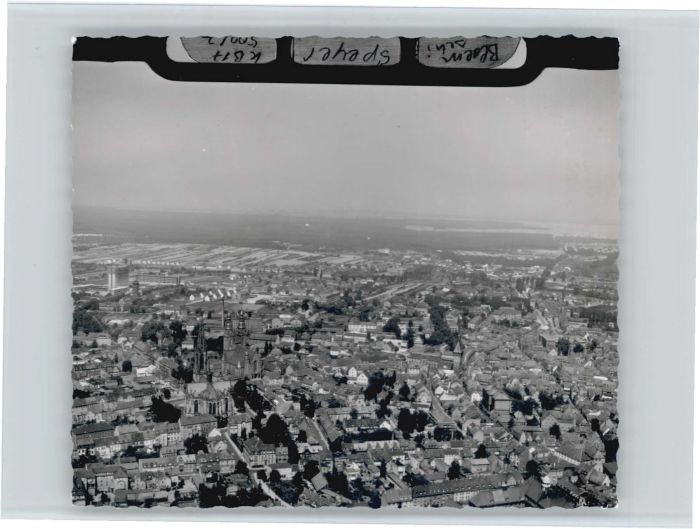 Speyer Rhein Speyer Fliegeraufnahme