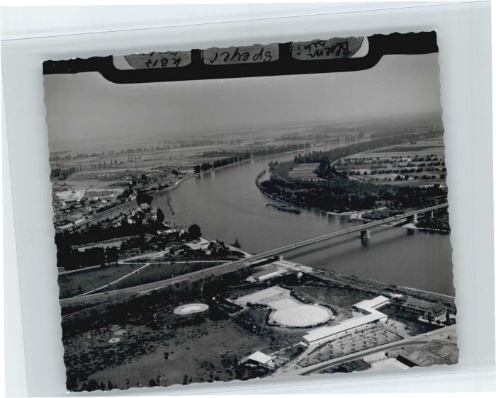 Speyer Rhein Speyer Fliegeraufnahme