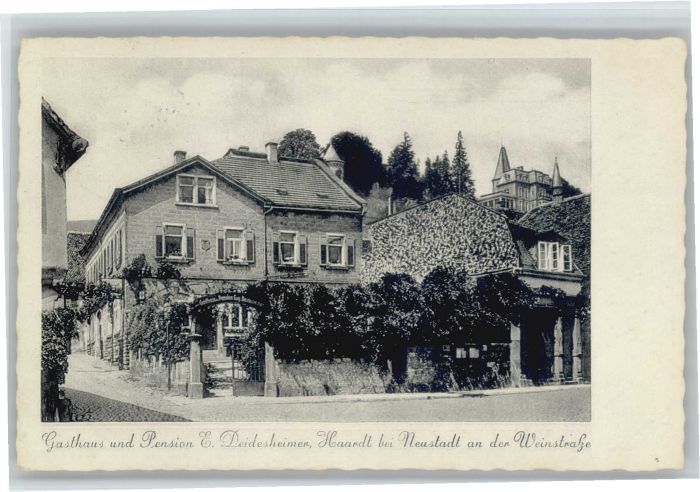 Haardt Weinstrasse Gasthaus Pension Deidesheimer