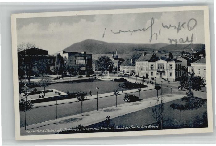 Neustadt Weinstrasse Bahnhofsanlagen Theater