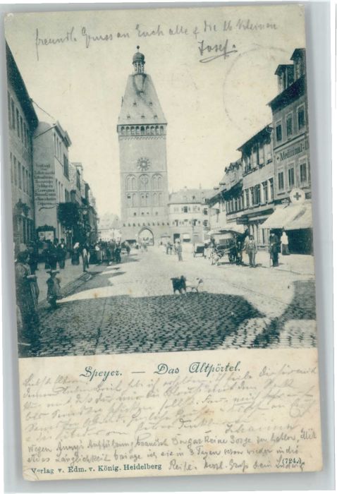 Speyer Rhein Speyer Das Altpörtel