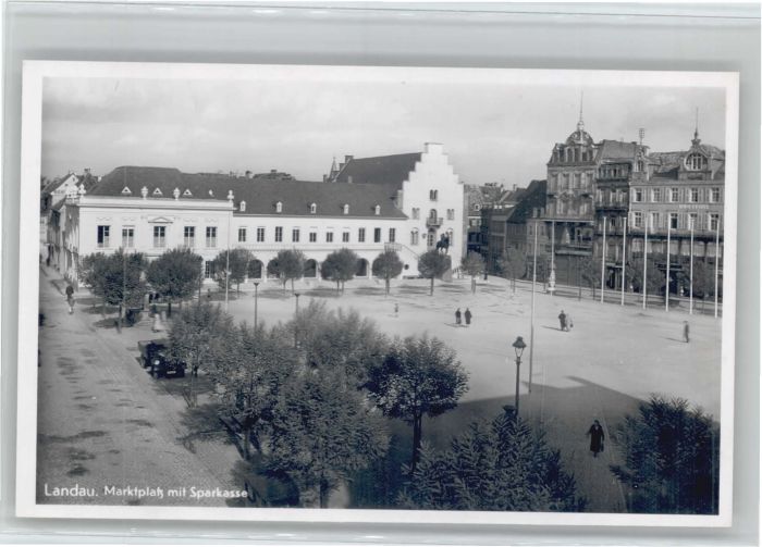 Landau Pfalz Landau Marktplatz Sparkasse