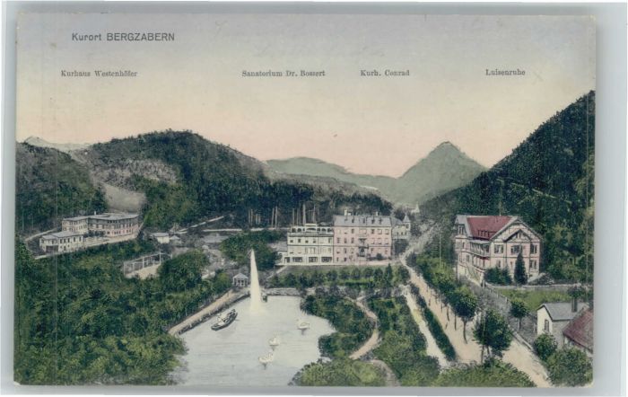 Bad Bergzabern Kurhaus Westenhöfer Sanatorium Dr Conra