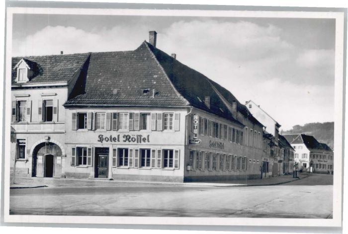 Bad Bergzabern Hotel Rössel