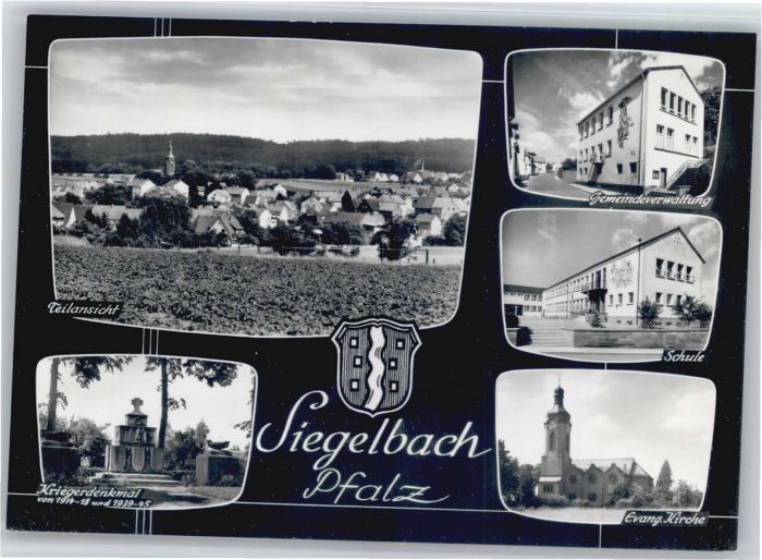 Siegelbach Pfalz Kriegerdenkmal Gemeindeverwaltung Schul