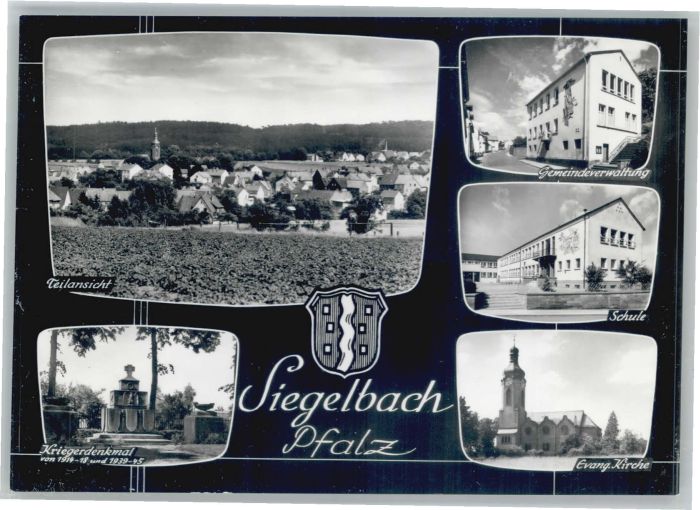 Siegelbach Pfalz Kriegerdenkmal Gemeindeverwaltung Schul