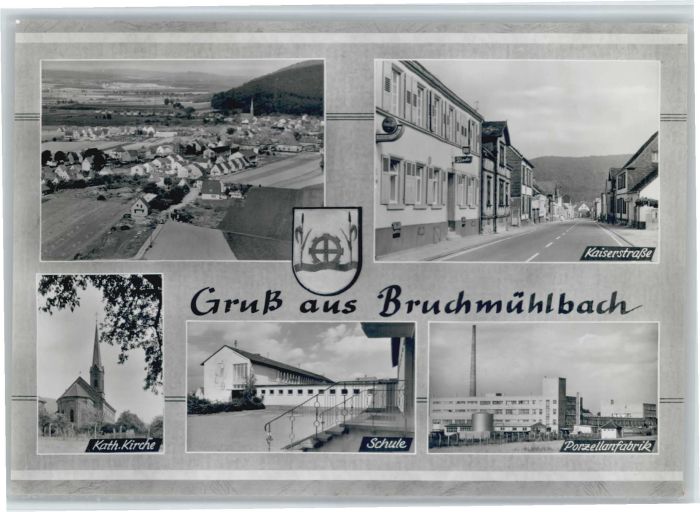 Bruchmuehlbach irche Schule Porzellanfabrik Kaiserstra