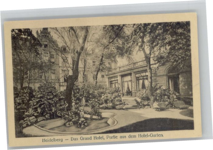 Heidelberg Neckar Heidelberg Grand Hotel Garten