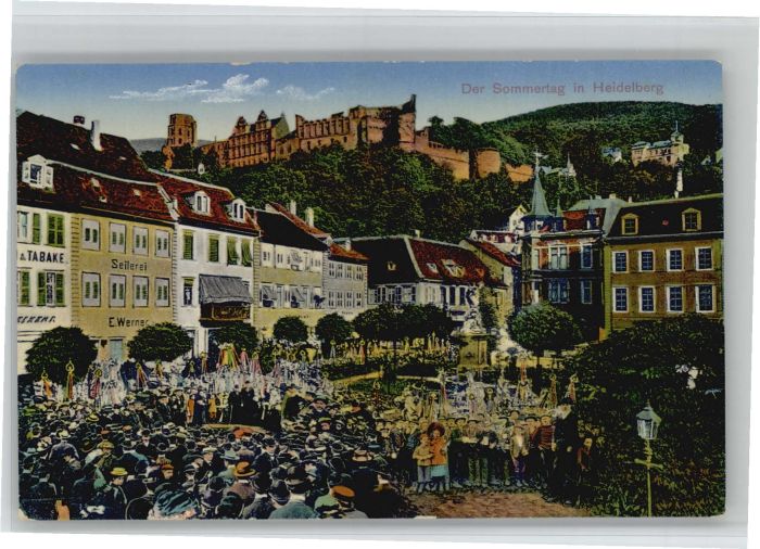 Heidelberg Neckar Heidelberg Seilerei E. Werner