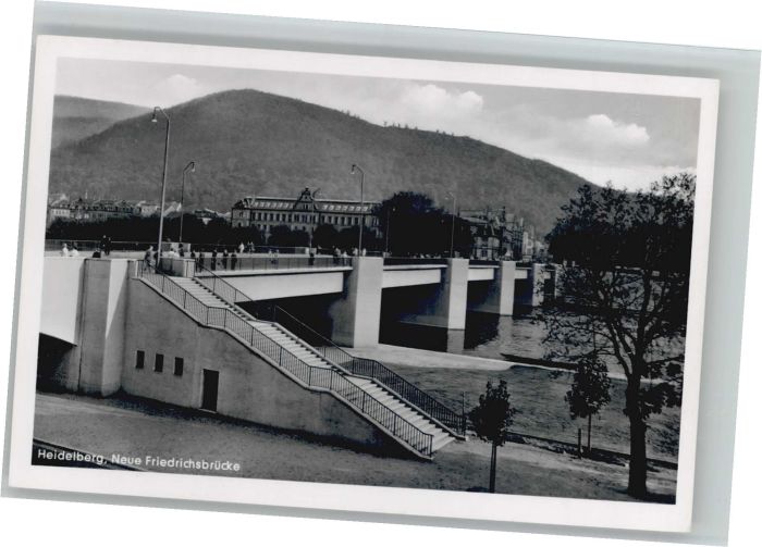 Heidelberg Neckar Heidelberg Friedrichsbrücke