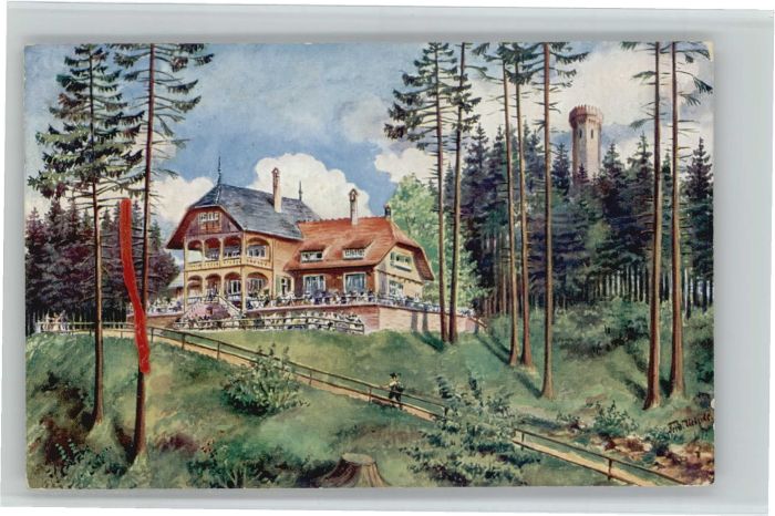 Heidelberg Neckar Heidelberg Restaurant Königstuhl Künstl