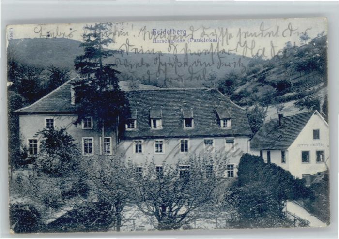 Heidelberg Neckar Heidelberg Hirschgasse Pauklokal