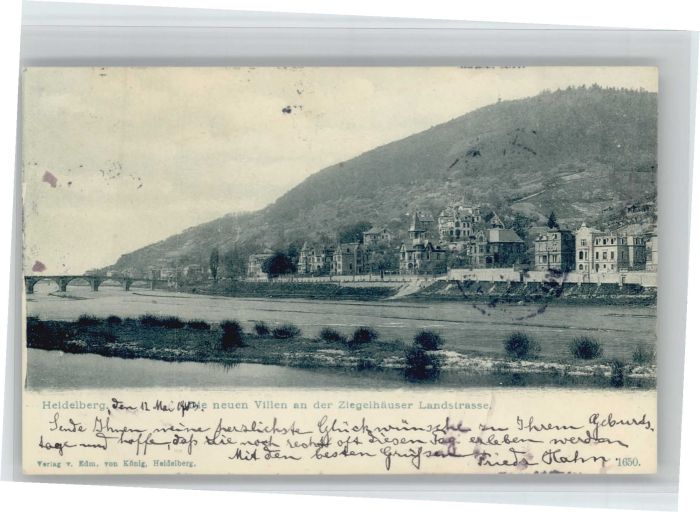 Heidelberg Neckar Heidelberg Villen Ziegelhäuser Landstra