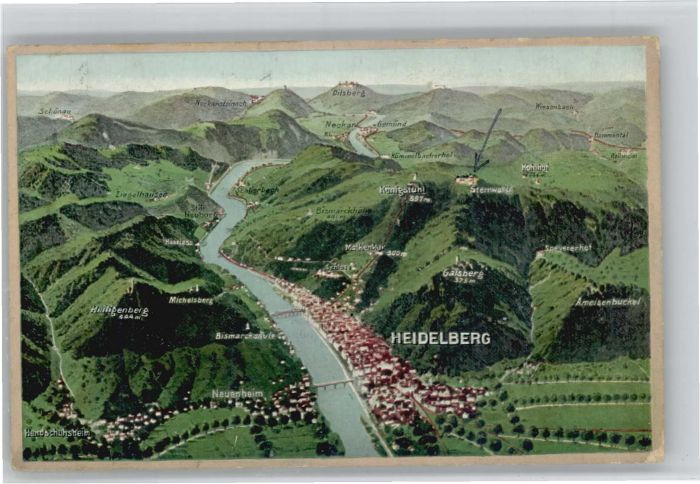 Heidelberg Neckar Heidelberg Heiligenberg Königstuhl Schö