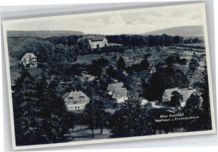 Kohlhof Heidelberg Gasthaus Pension Alter Kohlhof