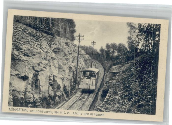 Koenigstuhl Heidelberg ergbahn