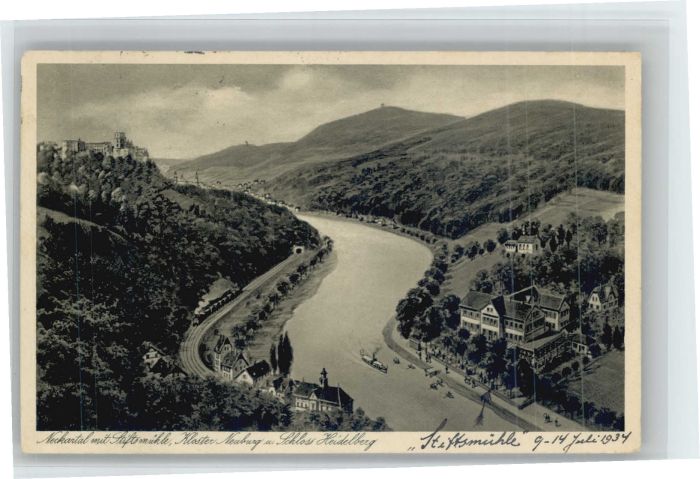 Heidelberg Neckar Heidelberg Kloster Neuburg Schloss