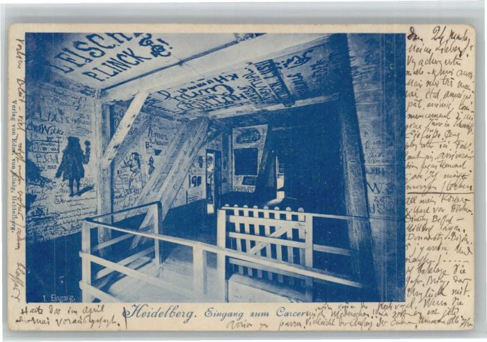 Heidelberg Neckar Heidelberg Eingang zum Carcer