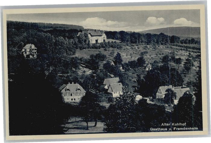 Kohlhof Heidelberg Gasthaus Fremdenheim Alter Kohlhof