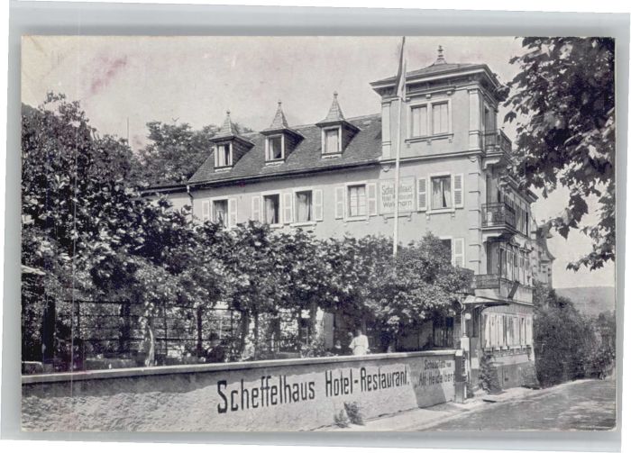 Heidelberg Neckar Heidelberg Scheffelhaus Hotel Restauran