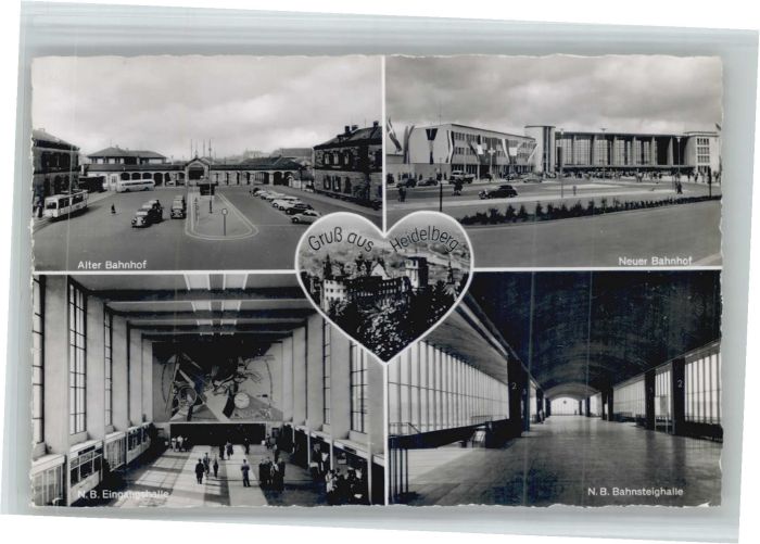 Heidelberg Neckar Heidelberg Bahnhof Eingangshalle Bahnst
