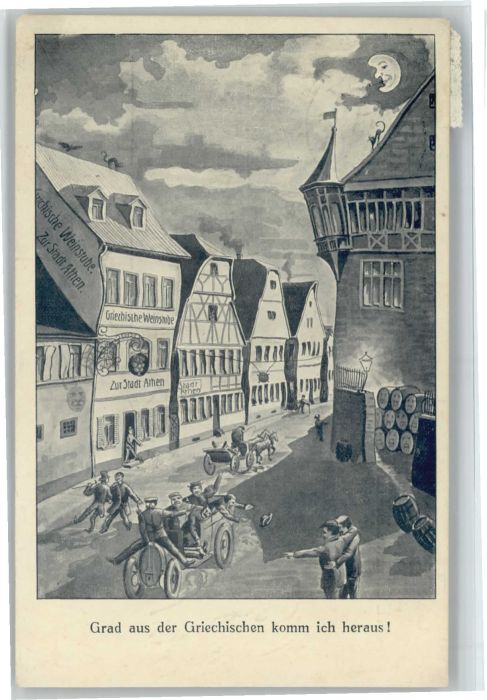 Neckargemuend riechische Weinstube zur Stadt Athen