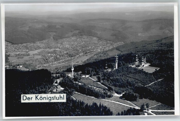 Heidelberg Neckar Heidelberg Fliegeraufnahme Königstuhl