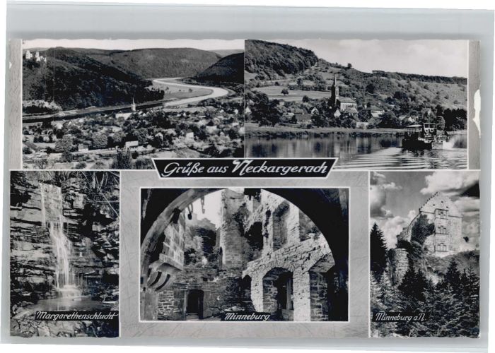 Neckargerach Margarethenschlucht Minneburg