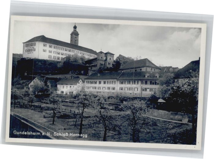 Gundelsheim Wuerttemberg Gundelsheim Schloss Hornegg