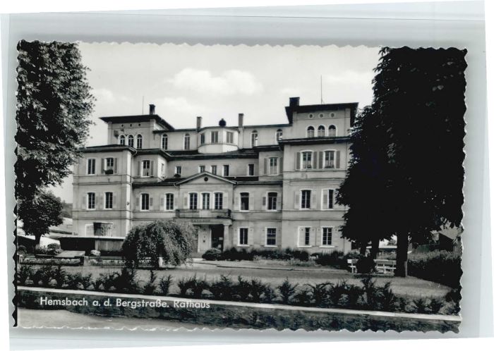 Hemsbach Bergstrasse Hemsbach Rathaus