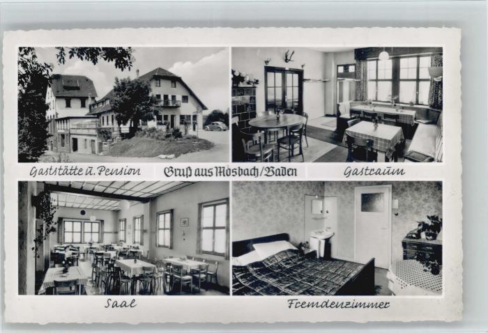 Mosbach Baden Gaststätte Pension Dell
