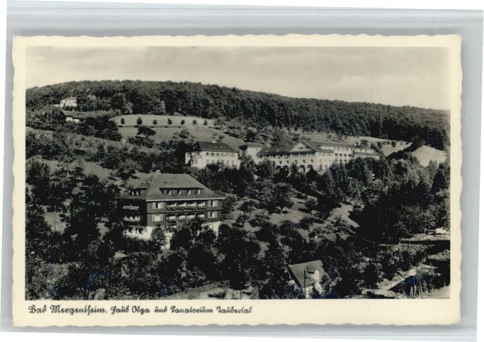 Bad Mergentheim Sanatorium Taubertal Haus Olga
