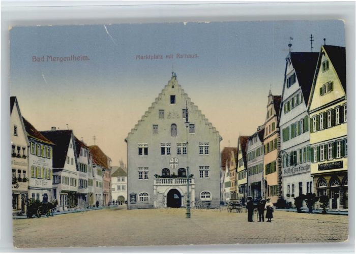 Bad Mergentheim Marktplatz Rathaus