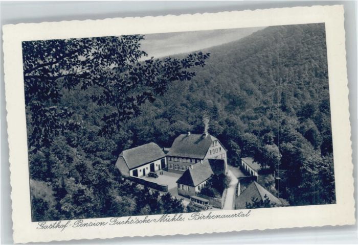 Weinheim Bergstrasse Gasthof Pension Fuchs´sche Mühle Birken