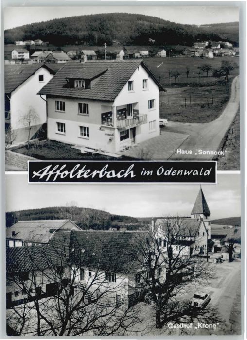 Affolterbach Haus Sonneck Gasthof Krone