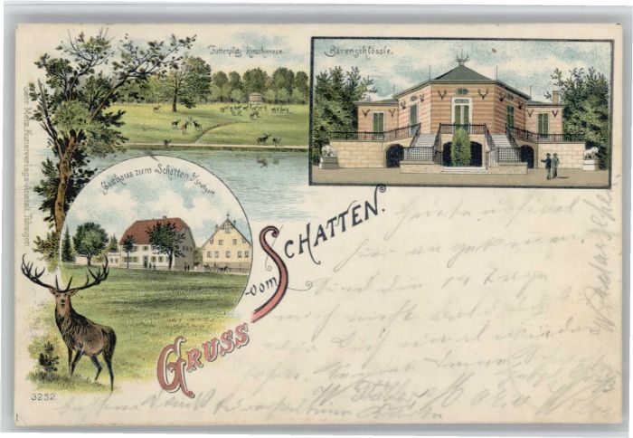 Vaihingen Stuttgart Gasthaus  Schatten Bärenschlössle  x