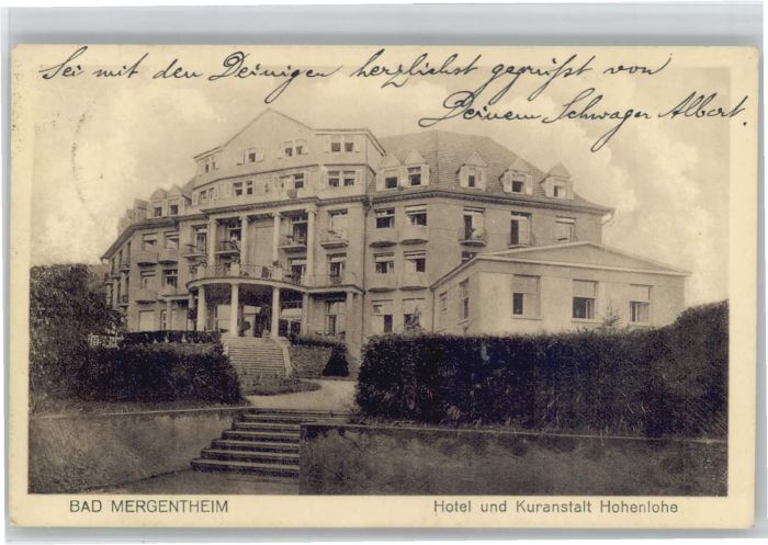 Bad Mergentheim Hotel Hohenlohe