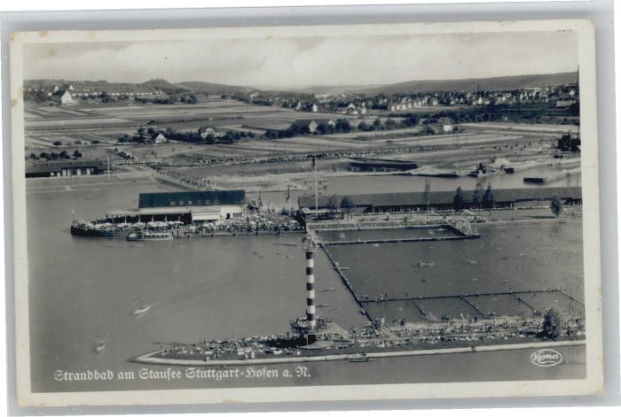 Hofen Stuttgart Max-Eyth-See Strandbad Strand-Kaffee