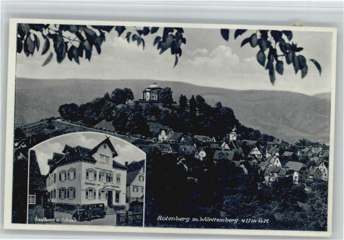 Rotenberg Heidelberg Rotenberg Gasthaus Ochsen Württemberg