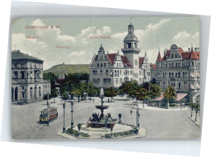 Heilbronn Neckar Heilbronn Bahnhof Wartburg Postamt