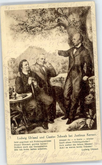 Weinsberg [Stempelabschlag] Ludwig Uhland Gustav