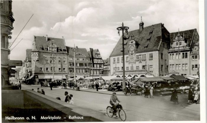 Heilbronn Neckar Heilbronn Marktplatz Rathaus