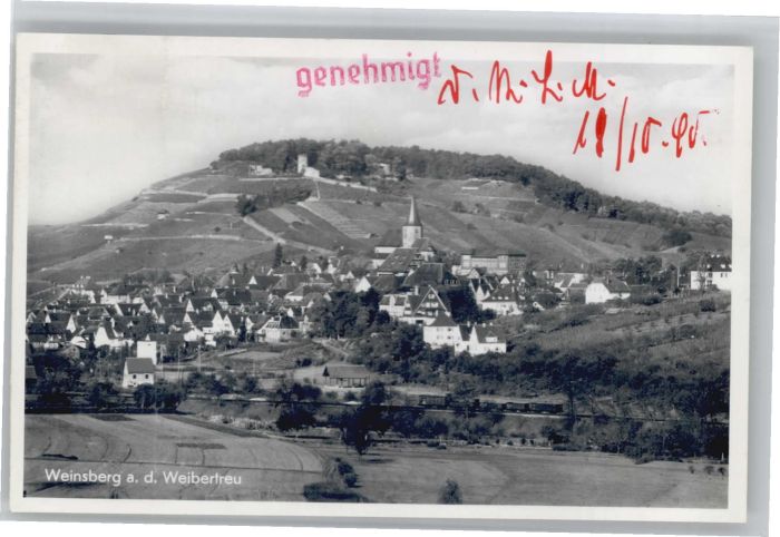 Weinsberg Zensur durch RLM