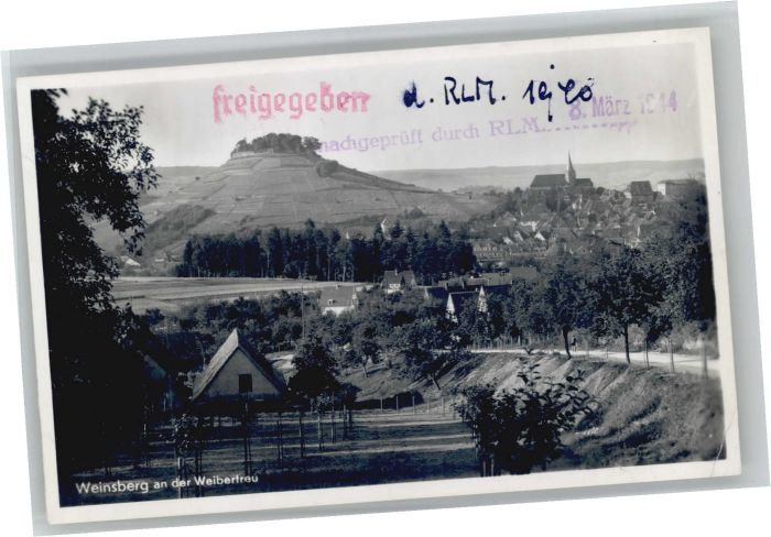 Weinsberg Zensur durch RLM