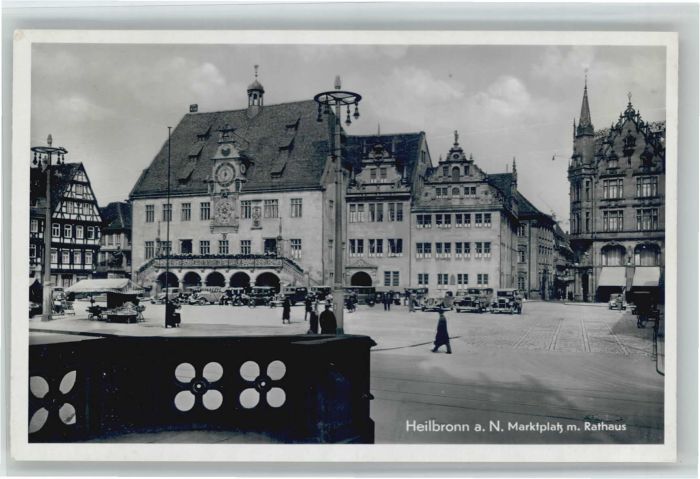 Heilbronn Neckar Heilbronn Marktplatz Rathaus