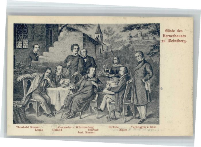 Weinsberg Gäste des Kernerhauses