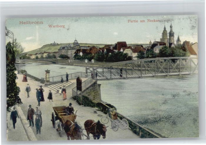 Heilbronn Neckar Heilbronn Wartberg Brücke Kutsche