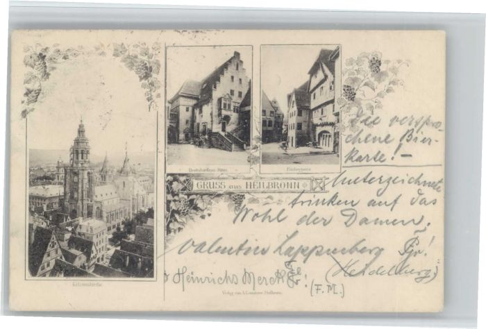 Heilbronn Neckar Heilbronn Kilianskirche Deutschordens H